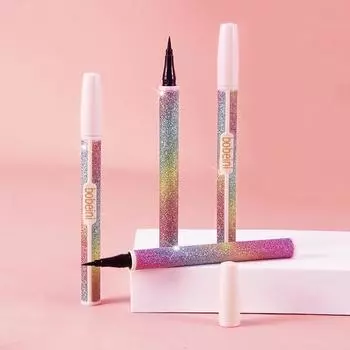 Жидкая подводка для глаз цвета звездного неба, женская очень тонкая водостойкая, против пота, быстросохнущая, не размазывающаяся, стойкая, для начинающих, студентов