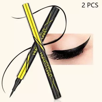 Жидкая подводка для глаз, долговечная, быстросохнущая, водостойкая подводка для глаз, анти-пот, не цветущая подводка для глаз 1pc чёрный