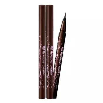 Жидкая подводка для глаз Kiss Me Heroine Make Smooth Super Keep 0,4 мл, коричневая, 2 шт.