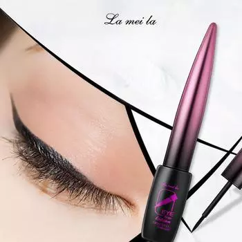 Жидкая подводка для глаз, твердый кончик, водостойкая, стойкая, не размазывается, не выцветает, для начинающих, против пота, фиксирует макияж больших глаз 9g