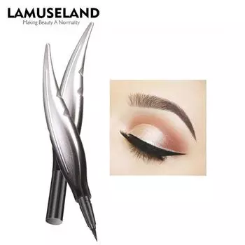 Жидкая подводка для глаз в форме пера, водостойкая подводка для глаз, черная, 1 г