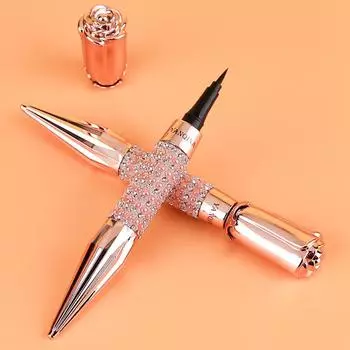 Жидкая подводка для глаз, водостойкая черная долговечная подводка для глаз, толстый быстросохнущий косметический инструмент для макияжа 1Pcs