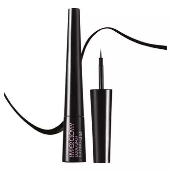 Жидкая подводка Maybelline Hyper Glossy, черная, полупрозрачная, 3 г