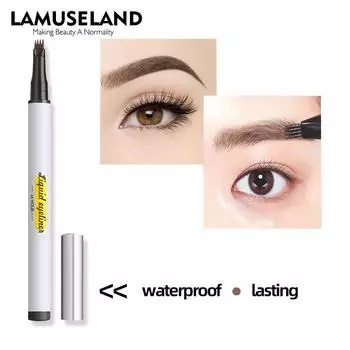 Жидкая ручка для бровей с 4 наконечниками, 24 часа, водостойкая и долговечная, для бровей UP02