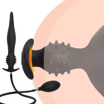 Жидкая силиконовая анальная пробка - удлиненный надувной анальный расширитель для мужчин и женщин, игрушка для взрослых для глубоких анальных игр