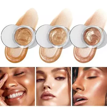 Жидкие хайлайтеры и румяна Крем Перламутровый крем для век Крем для лица и всего тела Осветляющий макияж Подсветка Контурная косметика