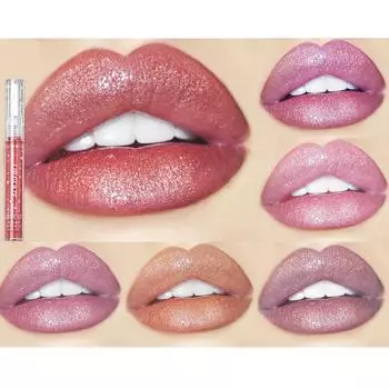 Жидкие помады с бриллиантовым блеском, блеск для губ, оттенок «Русалка», блестящий блеск для губ, стойкая косметика для макияжа губ YSL