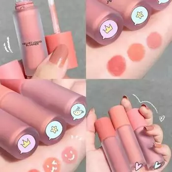 Жидкие румяна длительного действия, водостойкие, легко осветляют лицо, гладкие, персиково-красные, женские косметические средства