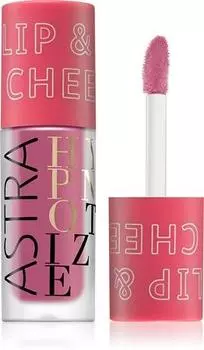Жидкие румяна для губ и щек Astra Make-up Hypnotize Lip & Cheek TU прозрачный