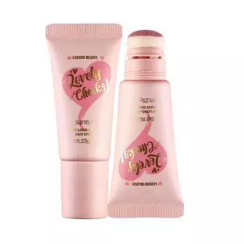 Жидкие румяна-стик Легкие дышащие жидкие румяна Водостойкие румяна Beauty Wall Anti-smudge Milk Cream Blush Natural Makeup25ml One Size