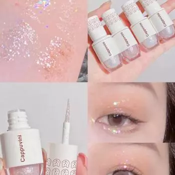 Жидкие тени для век Красивые очаровательные долговечные косметические жидкие тени для век с блестками Блестящие тени для век Жидкие тени для век для новичков C