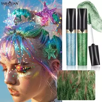 Жидкие тени для век Metallic Diamond Shiny Eye Liner Giltter Eyeshadow Lasting Shimmer Brighten Cosmetics