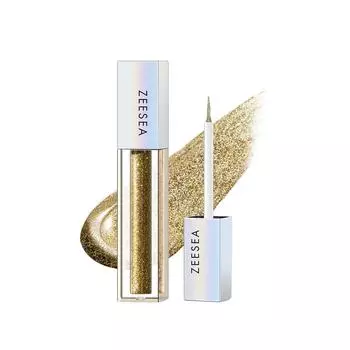 Жидкие тени для век ZEESEA Diamond Series Star Sand Liquid Eye Shadow 2.6g Shadow… (BR03 Золотая рыбка)