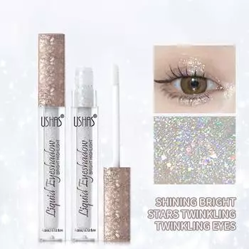 Жидкие жемчужные тени для век с бриллиантовым блеском Тени для век #7