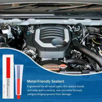 Жидкий герметик 80 г Водонепроницаемый клей для склеивания металлов Высокотемпературный герметик Автомобильный резьбовой водопроводный герметик для склеивания
