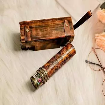 Жидкий калейдоскоп Чистая мода Дизайнерские подарки - Призматический гравированный калейдоскоп