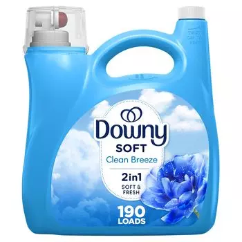 Жидкий кондиционер для белья Downy Clean Breeze 140 жидк. 190 загрузок (Кондиционер для белья), унция,