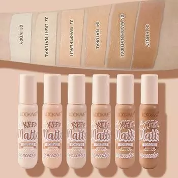 Жидкий консилер-карандаш, тональный крем, 6 цветов, увлажняющий, полное покрытие, акне, темный круг, натуральный матовый крем-консилер для макияжа China