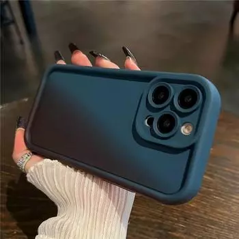 Жидкий силикон, мягкий градиентный чехол для телефона для iPhone 15, 14, 13, 12, 11 Pro Max Plus, противоударный утолщенный бампер ярких цветов For iphone12Promax