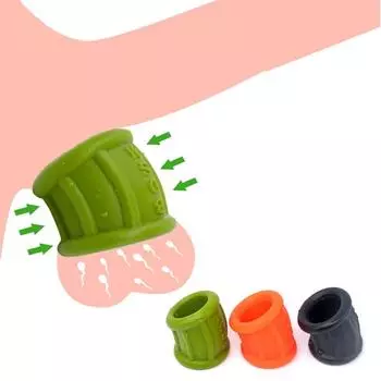 Жидкий силикон, секс-игрушки для мужчин, яички, БДСМ, мошонка, пояс для пениса, клетка целомудрия, кольцо на член для задержки времени, рукав для члена