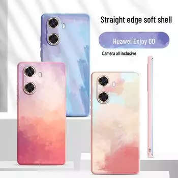 Жидкий силиконовый чехол для Huawei Enjoy 70, 50Plus, Z, 60, 20E, 10S — защита вашего телефона от падений. Enjoy 50Pro ягодный