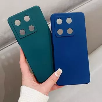 Жидкий силиконовый чехол для Infinix Note 30 Pro, чехол Infinix Note 30Pro Note30 4G X678B X6833B X6716B, мягкий чехол из ТПУ для Infinix Zero 30 X6731B For Infinix Zero 30 4G чёрный