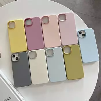 Жидкий силиконовый чехол для iPhone 15 Pro Max/13 Pro/12, с металлическим углублением, подходит для Apple 14 Plus. iPhone 15 Plus античный белый