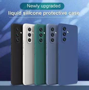 Жидкий силиконовый чехол для Samsung Galaxy S10E S21 S23 S10 Plus S20 FE S22 Note 10 20 Ultra Cover For S21 белый