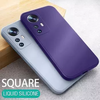 Жидкий силиконовый чехол для телефона Xiaomi 14T Pro 13T Poco X6 Pro Redmi Note 13 Pro 12 11 Мягкий противоударный чехол из ТПУ для защиты объектива Redmi Note 10 Pro розовый