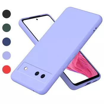 Жидкий силиконовый чехол для телефона Google Pixel 8 Pro 7 Pro 8a, полная защита объектива камеры, противоударная задняя крышка для Pixel 8a 7a For Pixel 8 A синий