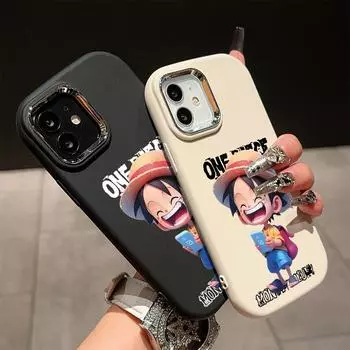 Жидкий силиконовый чехол для телефона с изображением аниме Луффи для Samsung Galaxy S24 S23 S22 S21 S20 FE Plus Ultra Note 20 10 A51 A52 A54 A73, противоударный мягкий чехол Samsung S21 FE 5G синий