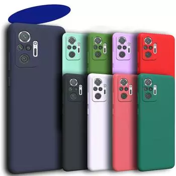 Жидкий силиконовый чехол для XiaoMi Mi 8 9 SE Lite 10 10T 11 11i 11T RedMi Note 10 10s 11 11s 9 9s 9A 9AT 9C NFC POCO X3 8 8T, глобальная версия, чехол 5G POCO X3 GT чёрный