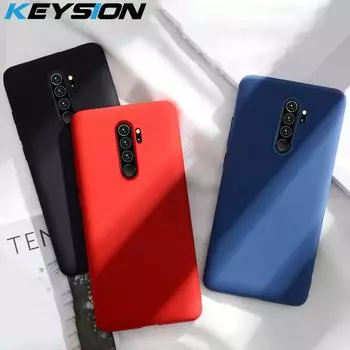 Жидкий силиконовый чехол KEYSION для Xiaomi Redmi Note 8 8 Pro, противоударный бампер, мягкая задняя крышка для телефона