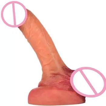 Жидкий силиконовый макияж дилдо супер имитация большой толстый поддельный пенис товары для взрослых женские секс-игрушки