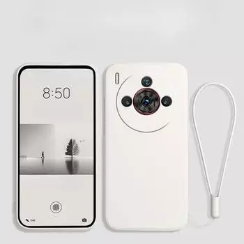 Жидкий силиконовый матовый чехол для ZTE Nubia Z70 Ultra Candy Color, защитный чехол для объектива камеры для телефона Nubia Z60S Pro Z60 Ultra ZTE Nubia Z70 Ultra бежевый