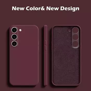 Жидкий силиконовый мягкий чехол для Samsung Galaxy S21 S23 S10 Plus S20 FE S22 Note 20 Ultra Cover For S21 белый