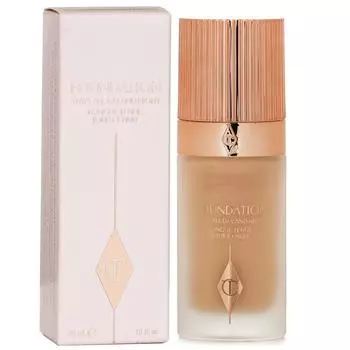 Жидкий увлажняющий консилер средней плотности с полным покрытием и SPF50+, созданный для создания стойкого и водостойкого макияжа, 1 унция(30мл)