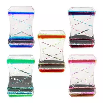 Жидкое движение, пузырьковое капельное масло, песочные часы, таймер, детские игрушки, домашний декор, подарок