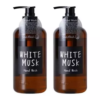 Жидкое мыло для рук White Musk Hand Soap Blend 430 мл, набор из 2 штук, увлажняющее мыло для рук, для тела John s OA-JON-80-1
