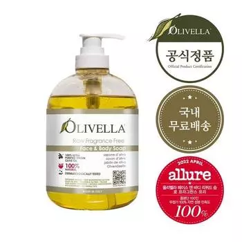 Жидкое мыло Olivella для лица и тела Lofragrance Free 500 мл, 1 шт., 1 шт.