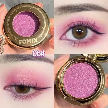 Жидкое золото, трехмерная перламутровая одноцветная палитра теней для век, макияж с мерцающим картофельным пюре