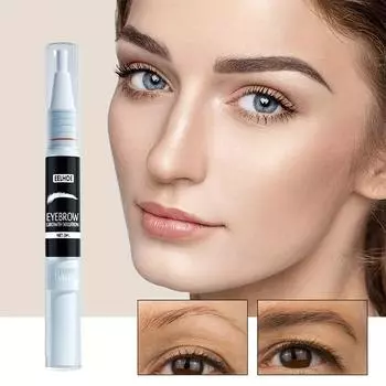 Жидкость для бровей густая, естественно питательная и тонкая, улучшающая красоту и питательная жидкость для восстановления 3ml