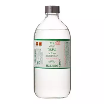 Жидкость для масляной живописи Holbein O310 500 мл защита стола 05310 (трафаретный лак)