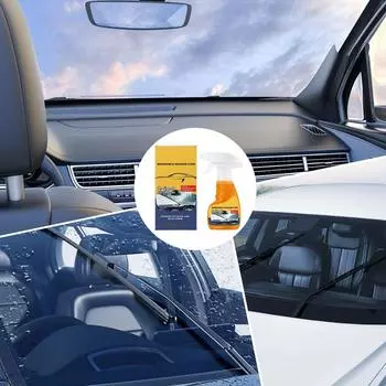 Жидкость для мытья лобового стекла автомобиля 120 мл, водонепроницаемый спрей для удаления грязи со стекол автомобиля, предотвращающий появление царапин