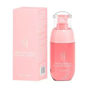 Жидкость для очистки кистей для макияжа, не оставляющая следов, очищающая косметику, кисти для макияжа, очиститель для кистей для макияжа, очиститель для инструментов 55 мл One Size белый