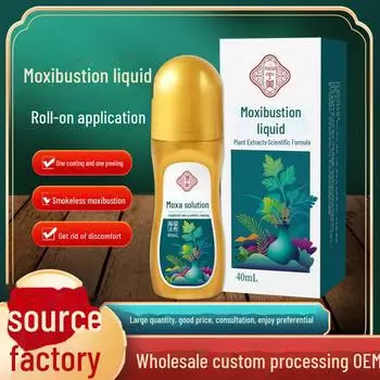Жидкость для прижигания полынью для облегчения боли в суставах и шейном отделе позвоночника 40ml; Moxibustion liquid