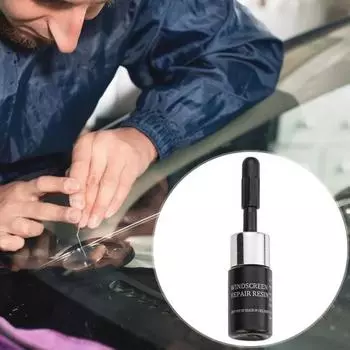 Жидкость для ремонта лобового стекла автомобиля Yousheng, комплект для ремонта стекла, экологически чистая смола, универсальная жидкость для ремонта царапин на лобовом стекле автомобиля чёрный