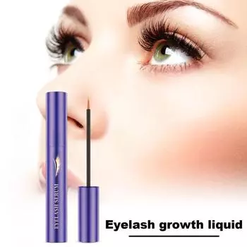 Жидкость для роста, питательная толщина, крепкие и здоровые ресницы, сыворотка для ресниц, уход за ресницами фиолетовый