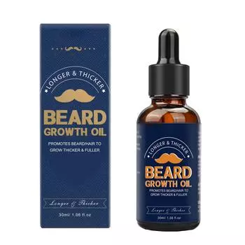 Жидкость для роста усов, способствует росту и поддержанию усов, средство для ухода за усиками, 30 мл One Size чёрный