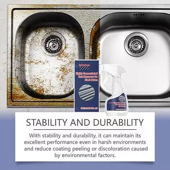 Жидкость для удаления ржавчины на кухне, высокоэффективный практичный спрей от ржавчины для домашней ванной комнаты 1pc